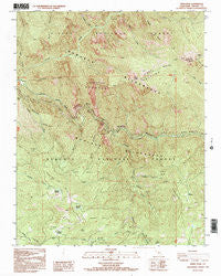 Wren Peak California Historical topographic map, 1:24000 scale, 7.5 X 7.5 Minute, Year 1992