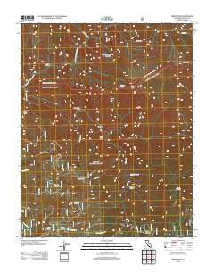 Wren Peak California Historical topographic map, 1:24000 scale, 7.5 X 7.5 Minute, Year 2012