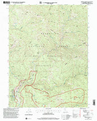 Wrights Ridge California Historical topographic map, 1:24000 scale, 7.5 X 7.5 Minute, Year 1995