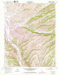 Wunpost California Historical topographic map, 1:24000 scale, 7.5 X 7.5 Minute, Year 1949