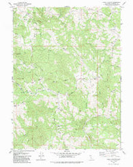 Yager Junction California Historical topographic map, 1:24000 scale, 7.5 X 7.5 Minute, Year 1979