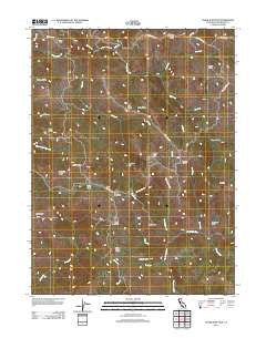 Yager Junction California Historical topographic map, 1:24000 scale, 7.5 X 7.5 Minute, Year 2012