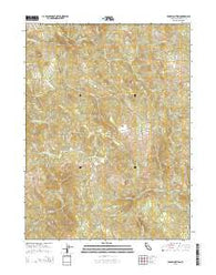 Yager Junction California Current topographic map, 1:24000 scale, 7.5 X 7.5 Minute, Year 2015
