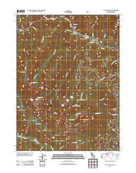 Ycatapom Peak California Historical topographic map, 1:24000 scale, 7.5 X 7.5 Minute, Year 2012