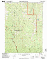 Yellow Dog Peak California Historical topographic map, 1:24000 scale, 7.5 X 7.5 Minute, Year 2001