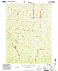 Yellow Dog Peak California Historical topographic map, 1:24000 scale, 7.5 X 7.5 Minute, Year 2001