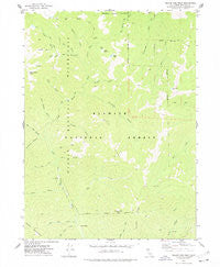 Yellow Dog Peak California Historical topographic map, 1:24000 scale, 7.5 X 7.5 Minute, Year 1977