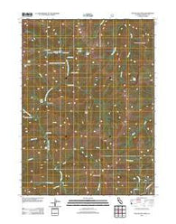 Yellow Dog Peak California Historical topographic map, 1:24000 scale, 7.5 X 7.5 Minute, Year 2012
