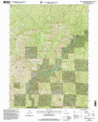 Yellowjacket Mountain California Historical topographic map, 1:24000 scale, 7.5 X 7.5 Minute, Year 1998