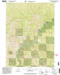 Yellowjacket Mountain California Historical topographic map, 1:24000 scale, 7.5 X 7.5 Minute, Year 1998
