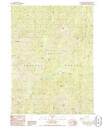 Yellowjacket Mtn. California Historical topographic map, 1:24000 scale, 7.5 X 7.5 Minute, Year 1986