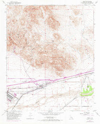 Yermo California Historical topographic map, 1:24000 scale, 7.5 X 7.5 Minute, Year 1953