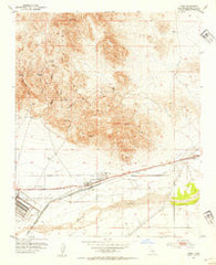 Yermo California Historical topographic map, 1:24000 scale, 7.5 X 7.5 Minute, Year 1953