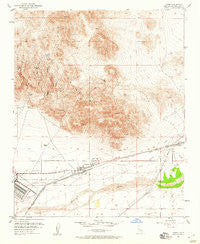 Yermo California Historical topographic map, 1:24000 scale, 7.5 X 7.5 Minute, Year 1953