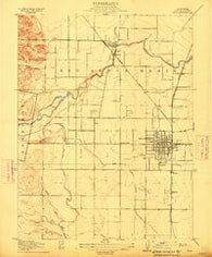 Yolo California Historical topographic map, 1:31680 scale, 7.5 X 7.5 Minute, Year 1915