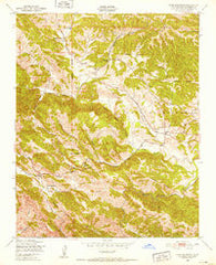 York Mountain California Historical topographic map, 1:24000 scale, 7.5 X 7.5 Minute, Year 1948