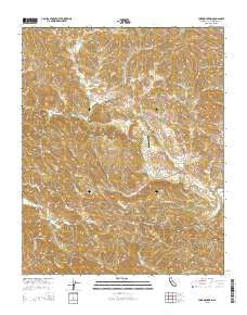 York Mountain California Current topographic map, 1:24000 scale, 7.5 X 7.5 Minute, Year 2015