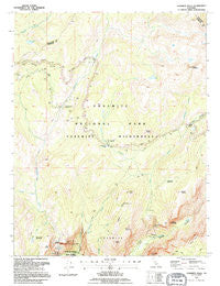 Yosemite Falls California Historical topographic map, 1:24000 scale, 7.5 X 7.5 Minute, Year 1992