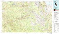 Yosemite Valley California Historical topographic map, 1:100000 scale, 30 X 60 Minute, Year 1976
