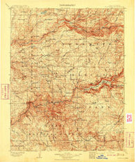 Yosemite California Historical topographic map, 1:125000 scale, 30 X 30 Minute, Year 1909