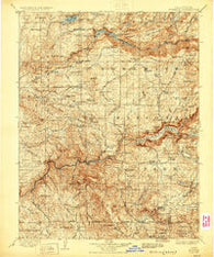 Yosemite California Historical topographic map, 1:125000 scale, 30 X 30 Minute, Year 1909