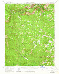 Yosemite California Historical topographic map, 1:62500 scale, 15 X 15 Minute, Year 1956