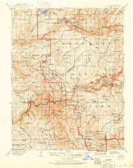 Yosemite California Historical topographic map, 1:125000 scale, 30 X 30 Minute, Year 1909