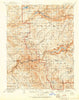 Yosemite California Historical topographic map, 1:125000 scale, 30 X 30 Minute, Year 1909