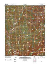 Yosemite Falls California Historical topographic map, 1:24000 scale, 7.5 X 7.5 Minute, Year 2012