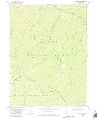 Youngs Peak California Historical topographic map, 1:24000 scale, 7.5 X 7.5 Minute, Year 1979