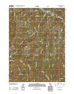 Youngs Peak California Historical topographic map, 1:24000 scale, 7.5 X 7.5 Minute, Year 2012