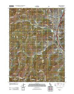 Yreka California Historical topographic map, 1:24000 scale, 7.5 X 7.5 Minute, Year 2012