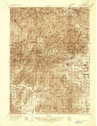 Yreka California Historical topographic map, 1:96000 scale, 30 X 30 Minute, Year 1932