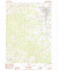 Yreka California Historical topographic map, 1:24000 scale, 7.5 X 7.5 Minute, Year 1984