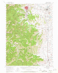 Yreka California Historical topographic map, 1:62500 scale, 15 X 15 Minute, Year 1954