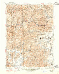 Yreka California Historical topographic map, 1:125000 scale, 30 X 30 Minute, Year 1939