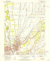 Yuba City California Historical topographic map, 1:24000 scale, 7.5 X 7.5 Minute, Year 1952