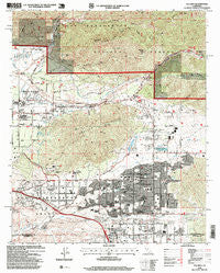 Yucaipa California Historical topographic map, 1:24000 scale, 7.5 X 7.5 Minute, Year 1996