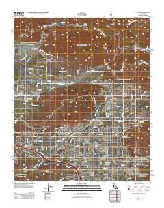 Yucaipa California Historical topographic map, 1:24000 scale, 7.5 X 7.5 Minute, Year 2012