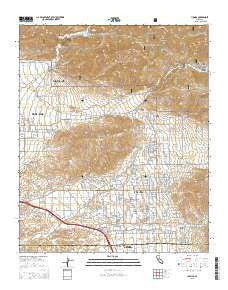 Yucaipa California Current topographic map, 1:24000 scale, 7.5 X 7.5 Minute, Year 2015