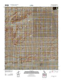 Yuha Basin California Historical topographic map, 1:24000 scale, 7.5 X 7.5 Minute, Year 2012