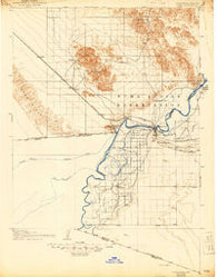Yuma California Historical topographic map, 1:125000 scale, 30 X 30 Minute, Year 1905