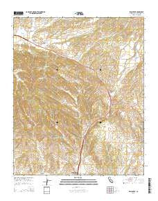 Zaca Creek California Current topographic map, 1:24000 scale, 7.5 X 7.5 Minute, Year 2015