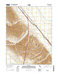 Zamora California Current topographic map, 1:24000 scale, 7.5 X 7.5 Minute, Year 2015