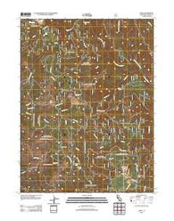 Zenia California Historical topographic map, 1:24000 scale, 7.5 X 7.5 Minute, Year 2012