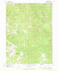 Zenia California Historical topographic map, 1:24000 scale, 7.5 X 7.5 Minute, Year 1967
