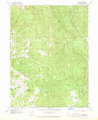 Zenia California Historical topographic map, 1:24000 scale, 7.5 X 7.5 Minute, Year 1967