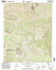 Zigzag Creek California Historical topographic map, 1:24000 scale, 7.5 X 7.5 Minute, Year 1995