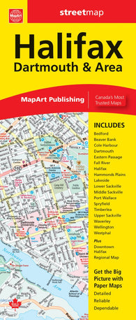 Buy map Halifax : Dartmouth & Area