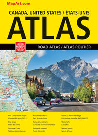 Buy map Canada, United States : road atlas = Etats-Unis : atlas routier